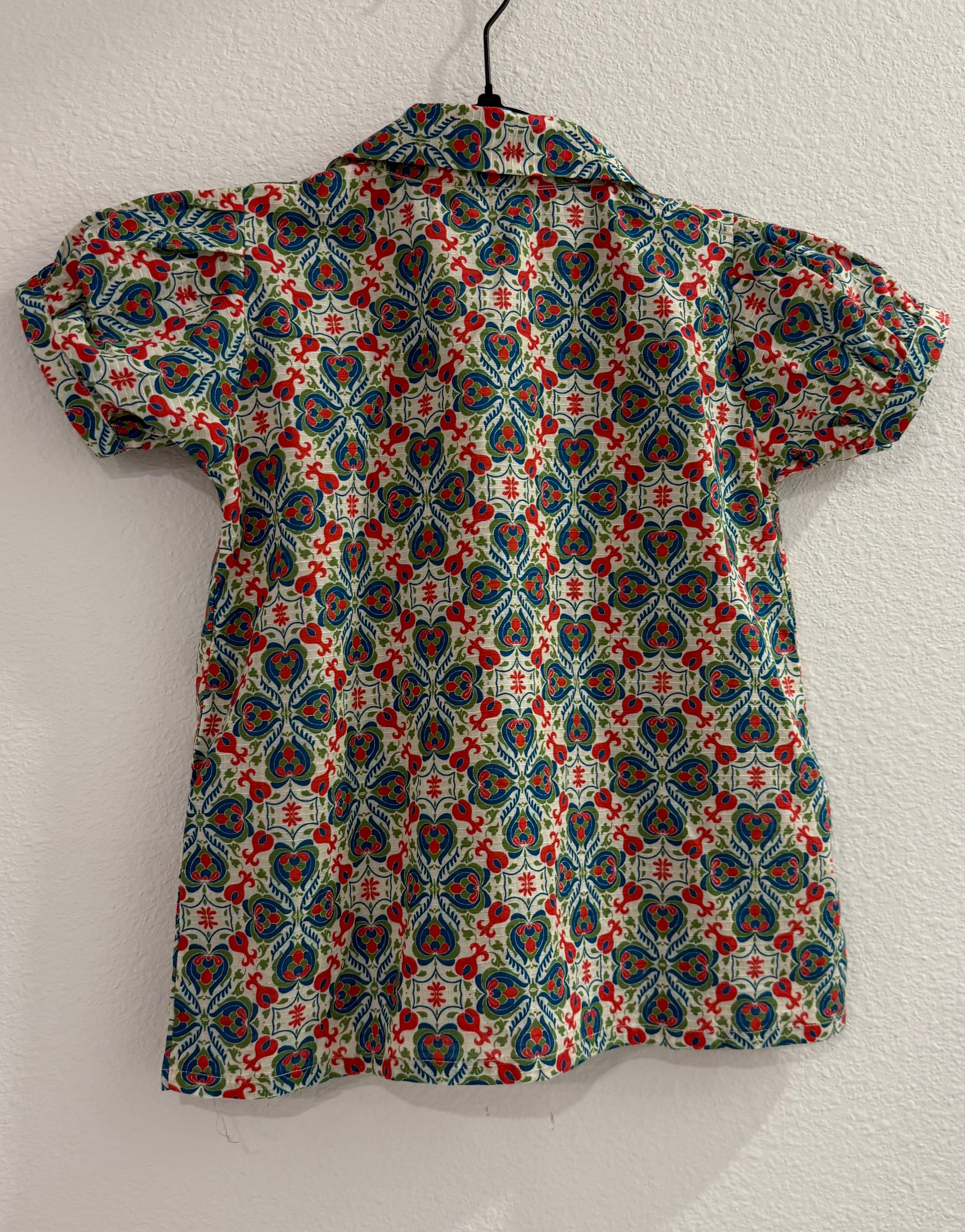 Girls’ Printed Co-Ord Set (Top & Wide-Leg Pants) – U. by Usman Waqar Kids